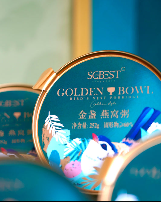 Golden Bowl Red Bean Purple Rice Bird’s Nest Porridge (8 bowls)